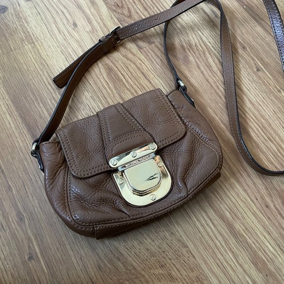 Michael Kors Small Gold Buckle Crossbody Purse - Picture 1 of 12